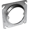 Raco Electrical Box Cover, Square, Steel, Raised 8756